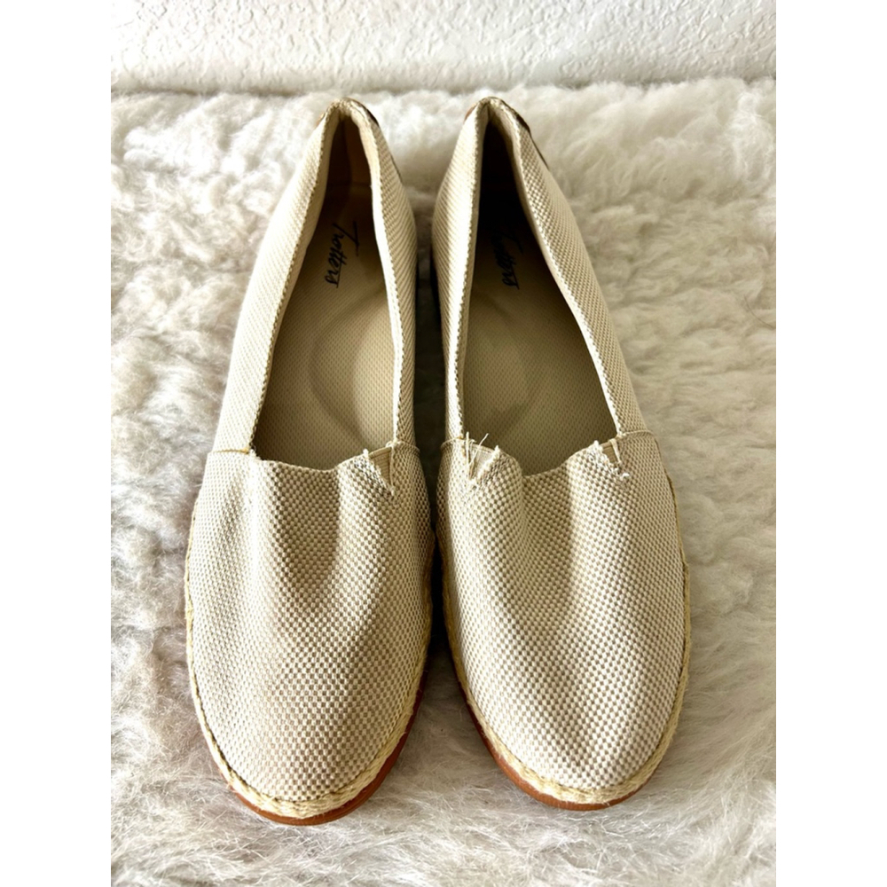 Trotters Accent Orthopedic Linen Slip On Loafers Women Size 12M